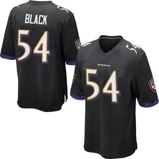 Baltimore Ravens Youth Diwun Black Game Jersey - Black