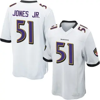 Baltimore Ravens Youth Emery Jones Jr. Game Jersey - White