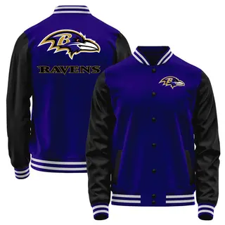 Baltimore Ravens Youth Full-Snap Jacket - Purple/Black