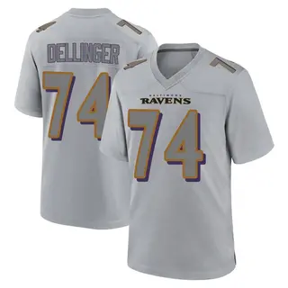 Baltimore Ravens Youth Garrett Dellinger Game Atmosphere Fashion Jersey - Gray