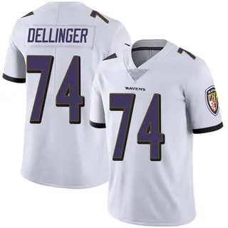 Baltimore Ravens Youth Garrett Dellinger Limited Vapor Untouchable Jersey - White