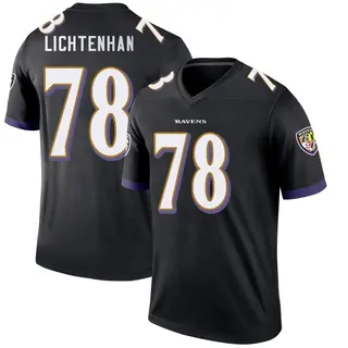 Baltimore Ravens Youth Gerad Lichtenhan Legend Jersey - Black