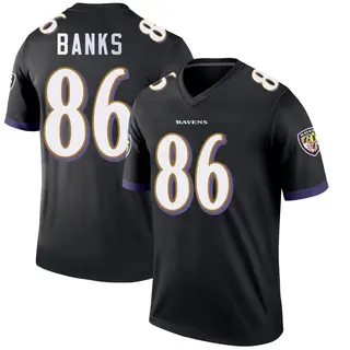 Baltimore Ravens Youth Jahmal Banks Legend Jersey - Black
