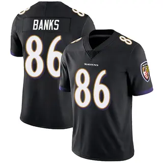Baltimore Ravens Youth Jahmal Banks Limited Alternate Vapor Untouchable Jersey - Black
