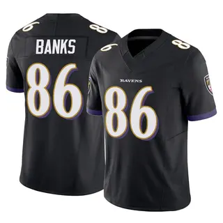 Baltimore Ravens Youth Jahmal Banks Limited Vapor F.U.S.E. Jersey - Black