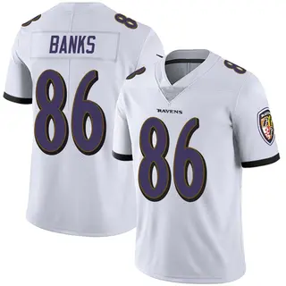 Baltimore Ravens Youth Jahmal Banks Limited Vapor Untouchable Jersey - White