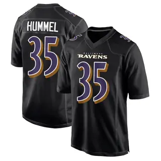 Baltimore Ravens Youth Jake Hummel Game Carbon Fashion Jersey - Black