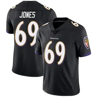 Baltimore Ravens Youth Jayson Jones Limited Alternate Vapor Untouchable Jersey - Black