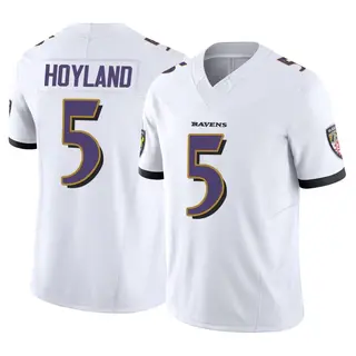 Baltimore Ravens Youth John Hoyland Limited Vapor F.U.S.E. Jersey - White
