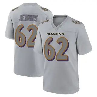 Baltimore Ravens Youth John Jenkins Game Atmosphere Fashion Jersey - Gray