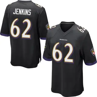 Baltimore Ravens Youth John Jenkins Game Jersey - Black