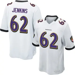 Baltimore Ravens Youth John Jenkins Game Jersey - White
