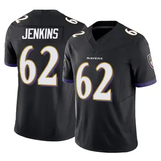 Baltimore Ravens Youth John Jenkins Limited Vapor F.U.S.E. Jersey - Black
