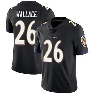 Baltimore Ravens Youth K'Von Wallace Limited Alternate Vapor Untouchable Jersey - Black