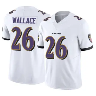 Baltimore Ravens Youth K'Von Wallace Limited Vapor F.U.S.E. Jersey - White