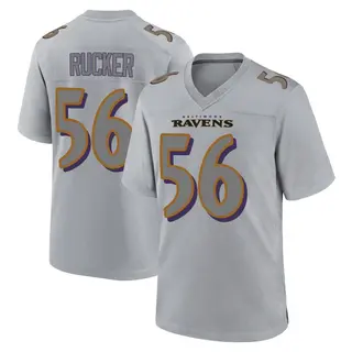 Baltimore Ravens Youth Kaimon Rucker Game Atmosphere Fashion Jersey - Gray