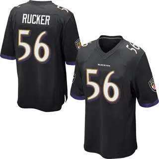 Baltimore Ravens Youth Kaimon Rucker Game Jersey - Black