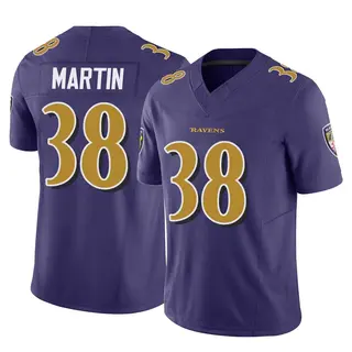 Baltimore Ravens Youth Keyon Martin Limited Vapor F.U.S.E. Jersey - Purple