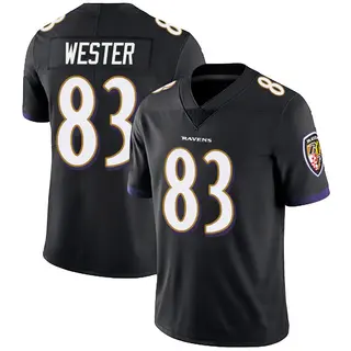 Baltimore Ravens Youth LaJohntay Wester Limited Alternate Vapor Untouchable Jersey - Black