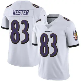 Baltimore Ravens Youth LaJohntay Wester Limited Vapor Untouchable Jersey - White