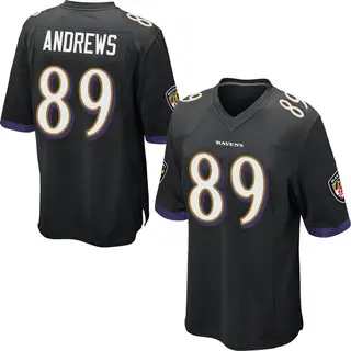 Baltimore Ravens Youth Mark Andrews Game Jersey - Black