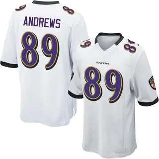 Baltimore Ravens Youth Mark Andrews Game Jersey - White