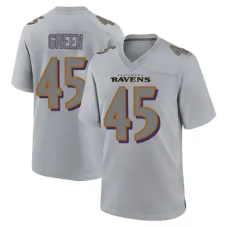 Baltimore Ravens Youth Mike Green Game Atmosphere Fashion Jersey - Gray