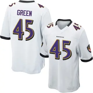 Baltimore Ravens Youth Mike Green Game Jersey - White