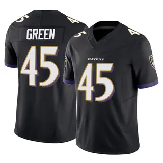 Baltimore Ravens Youth Mike Green Limited Vapor F.U.S.E. Jersey - Black