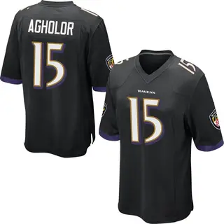 Baltimore Ravens Youth Nelson Agholor Game Jersey - Black