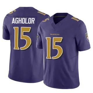 Baltimore Ravens Youth Nelson Agholor Limited Vapor F.U.S.E. Jersey - Purple