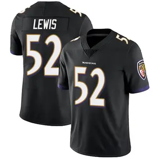 Baltimore Ravens Youth Ray Lewis Limited Alternate Vapor Untouchable Jersey - Black