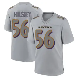 Baltimore Ravens Youth Reid Holskey Game Atmosphere Fashion Jersey - Gray