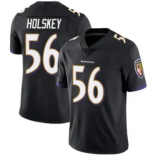 Baltimore Ravens Youth Reid Holskey Limited Alternate Vapor Untouchable Jersey - Black