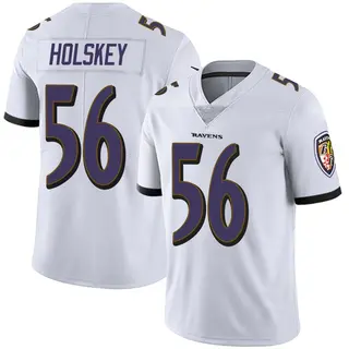 Baltimore Ravens Youth Reid Holskey Limited Vapor Untouchable Jersey - White