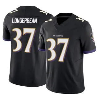 Baltimore Ravens Youth Robert Longerbeam Limited Vapor F.U.S.E. Jersey - Black