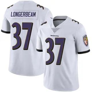 Baltimore Ravens Youth Robert Longerbeam Limited Vapor Untouchable Jersey - White