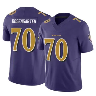 Baltimore Ravens Youth Roger Rosengarten Limited Vapor F.U.S.E. Jersey - Purple