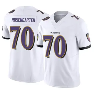 Baltimore Ravens Youth Roger Rosengarten Limited Vapor F.U.S.E. Jersey - White