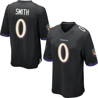 Baltimore Ravens Youth Roquan Smith Game Jersey - Black