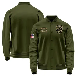 Baltimore Ravens Youth Salute to Service Sideline Performance Jacket - Olive