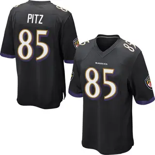 Baltimore Ravens Youth Sam Pitz Game Jersey - Black