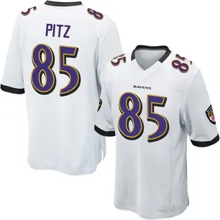Baltimore Ravens Youth Sam Pitz Game Jersey - White