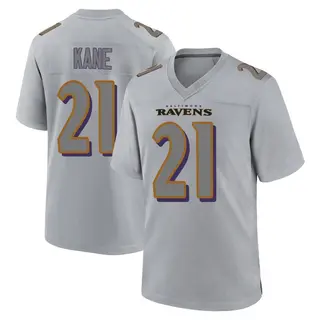 Baltimore Ravens Youth Sanoussi Kane Game Atmosphere Fashion Jersey - Gray