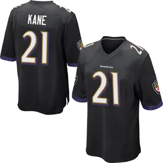 Baltimore Ravens Youth Sanoussi Kane Game Jersey - Black