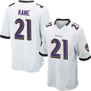 Baltimore Ravens Youth Sanoussi Kane Game Jersey - White