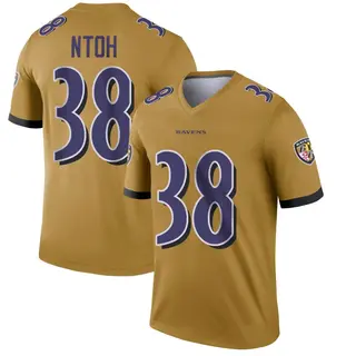 Baltimore Ravens Youth Sone Ntoh Legend Inverted Jersey - Gold