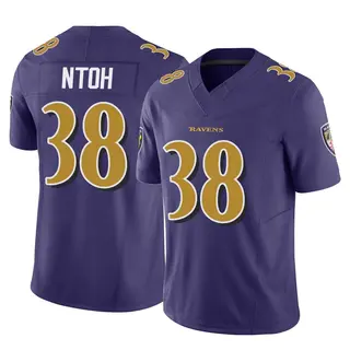 Baltimore Ravens Youth Sone Ntoh Limited Vapor F.U.S.E. Jersey - Purple