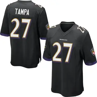 Baltimore Ravens Youth T.J. Tampa Game Jersey - Black