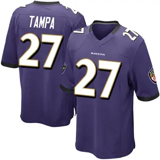 Baltimore Ravens Youth T.J. Tampa Game Team Color Jersey - Purple